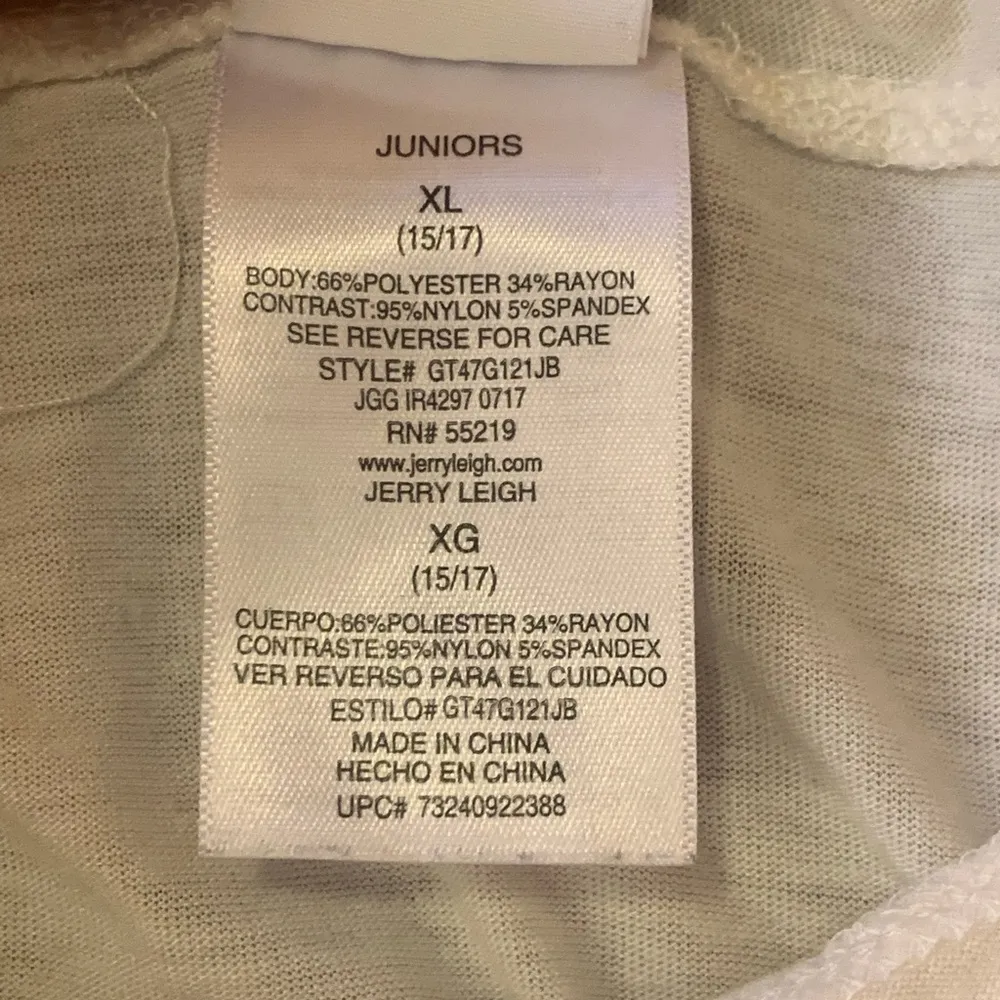 Disney Alice in Wonderland hoodie XL (15/17) white sheer lace shoulders light - Image 4