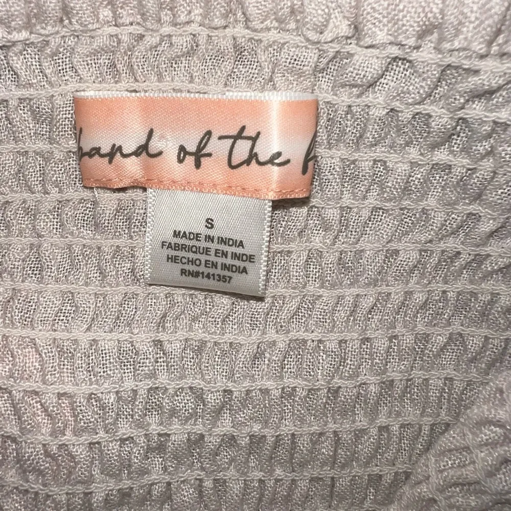 BAND OF THE FREE Spaghetti Strap Linen and Polyester Floral Split Leg Jumpsuit S - Image 9