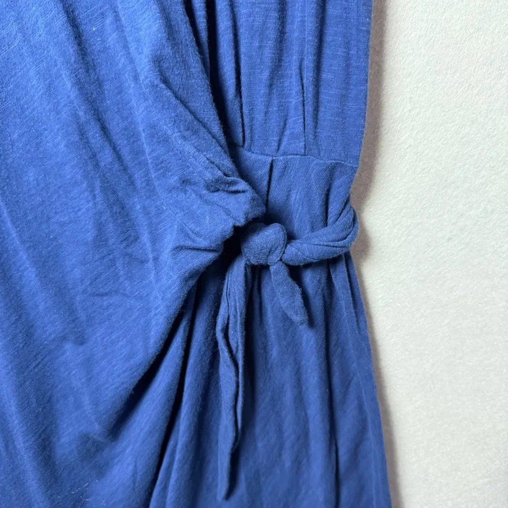 Athropologie Women’s Velvet by Graham & Spencer Shirt Dress Blue 100% Cotton L Size L - Image 3