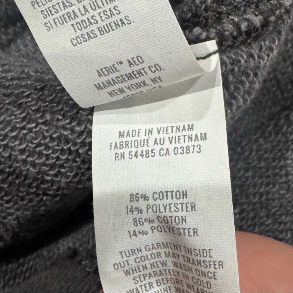 Aerie Grey Sweat Shorts Women’s Small - Image 3