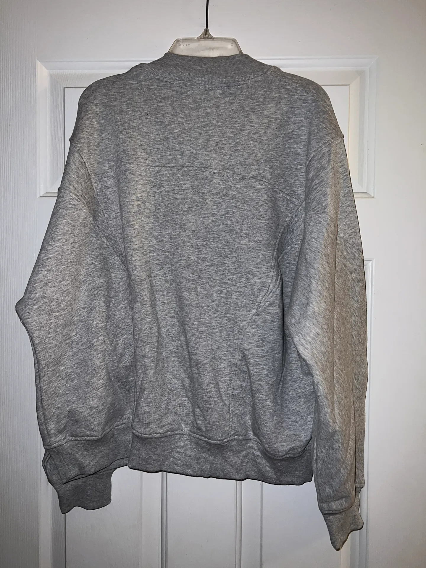 Rest Day Cotton Contour Pullover in Gray - Image 5