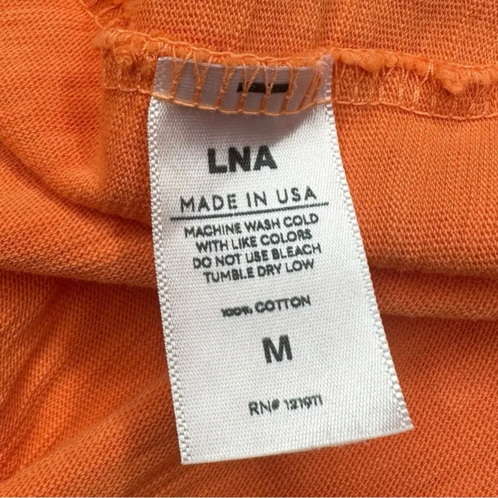 LNA Orange Knit Maxi Dress Size M - Image 6