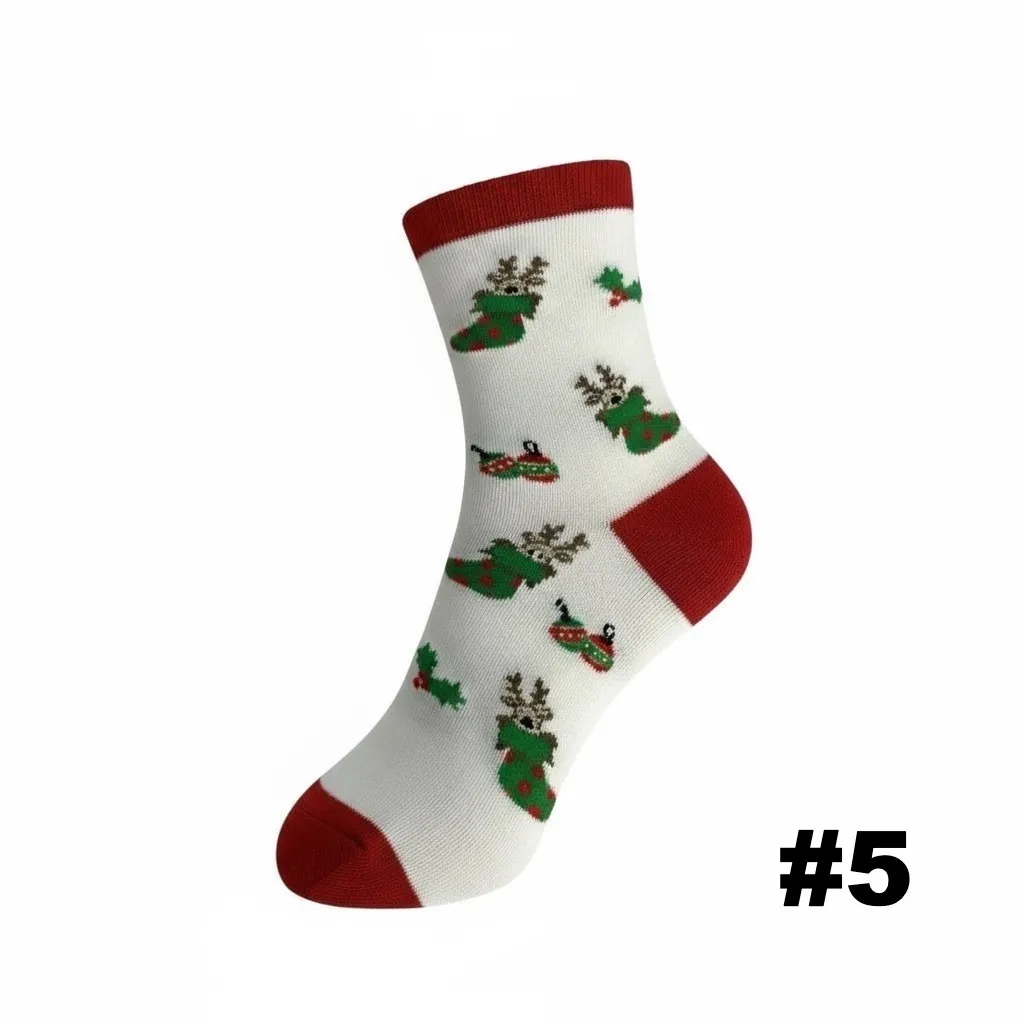 Novelty Christmas Knit Socks 5.5 - Image 5
