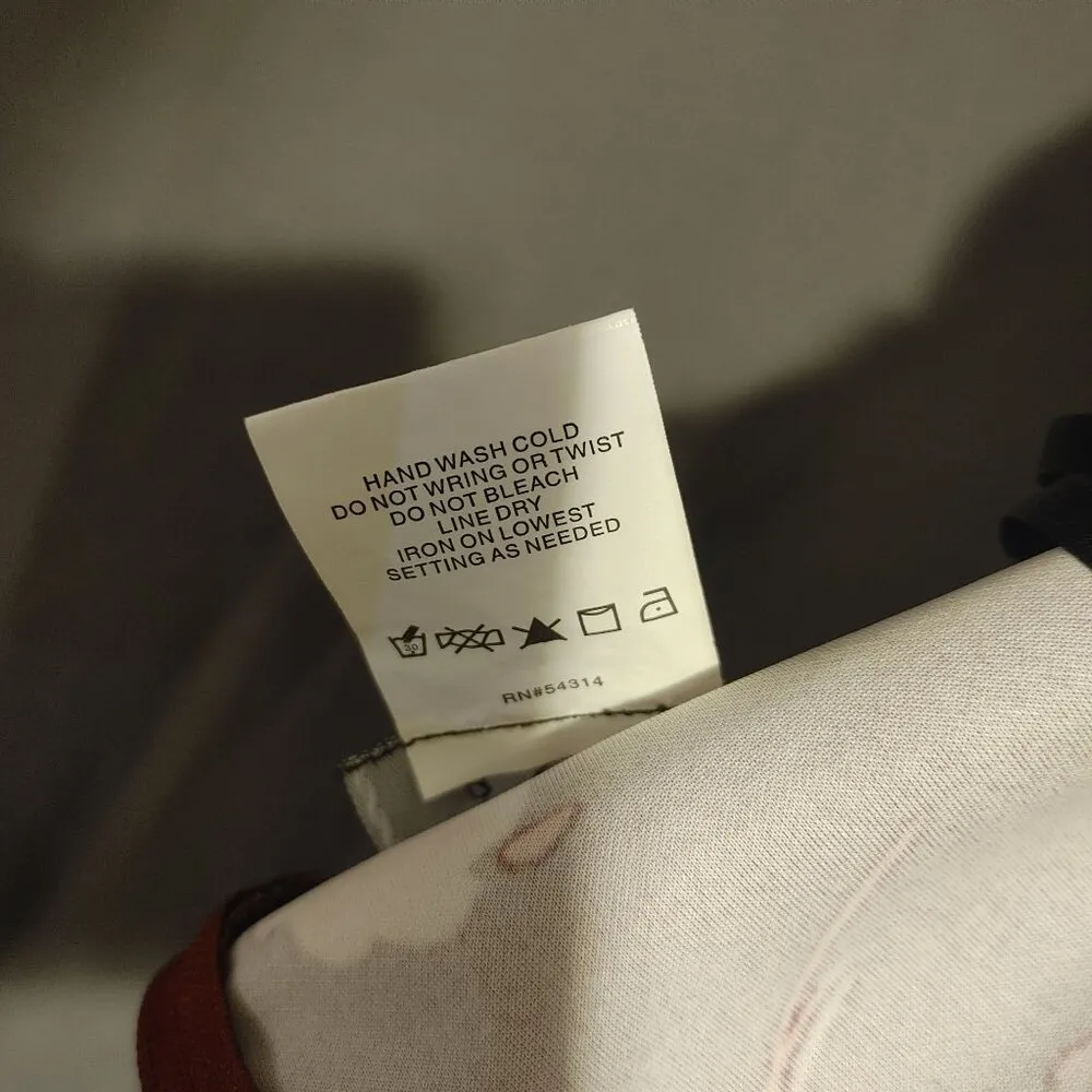 B Smart Pink Floral Dress Size 5  Zip Fit and Flare - Image 6