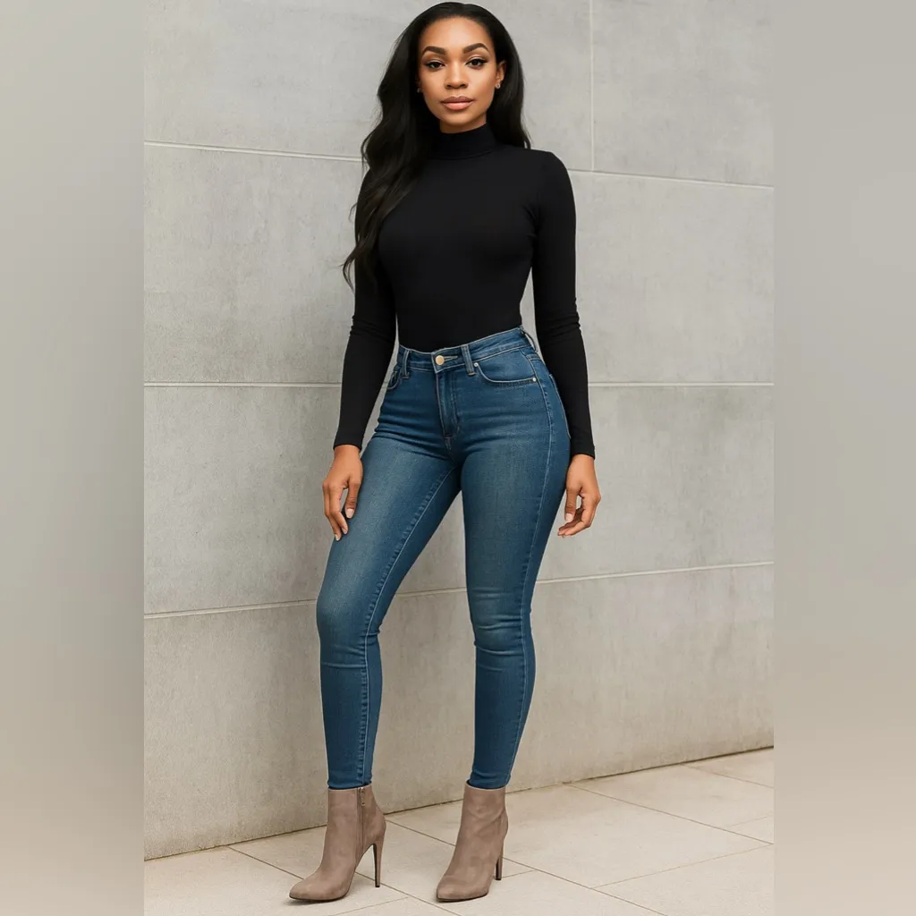 Elegant Tan Suede Ankle Boots size 7.5 - Image 2