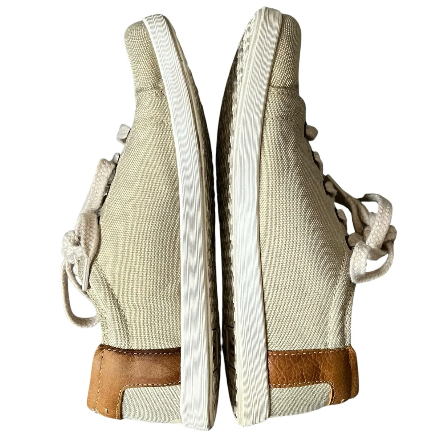 Chaco Ionia Sneakers Womens 6 Tan Canvas Lace Up Shoes Performance Outdoors - Image 8