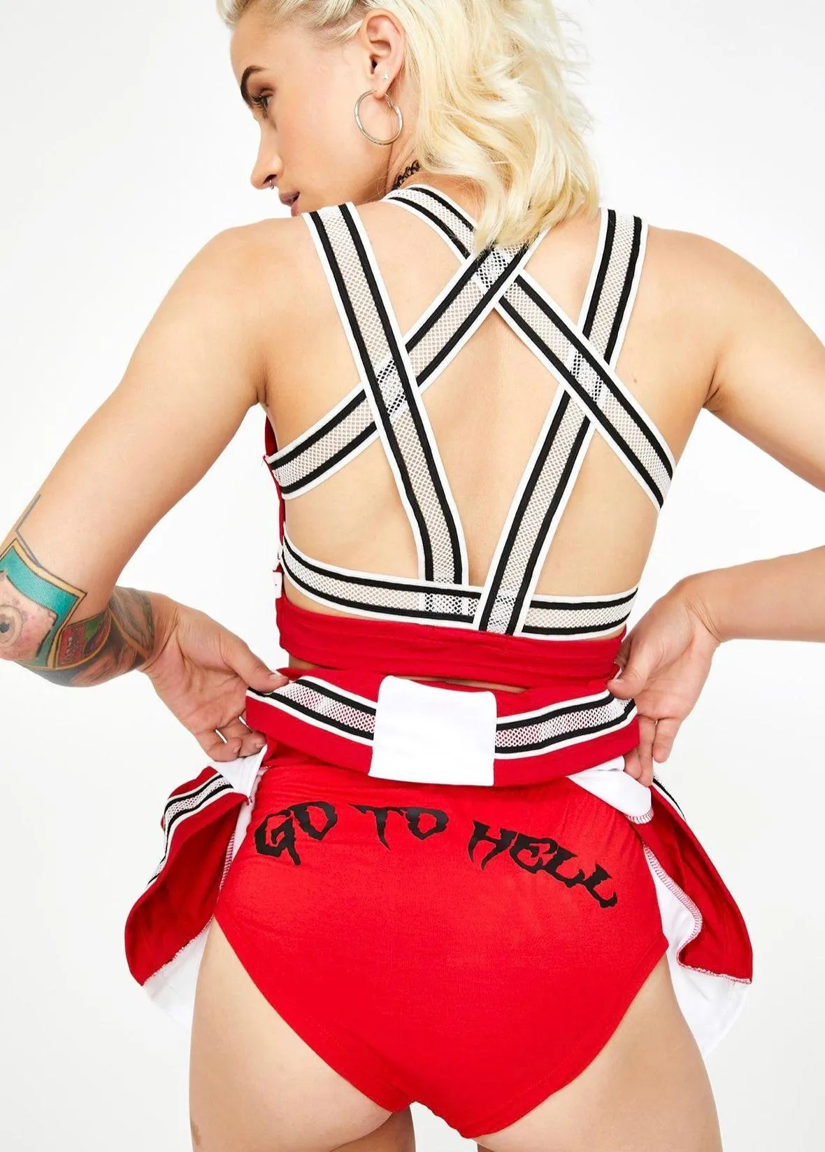 Dolls Kill Satan’s Cheerleader Costume Set - Image 2