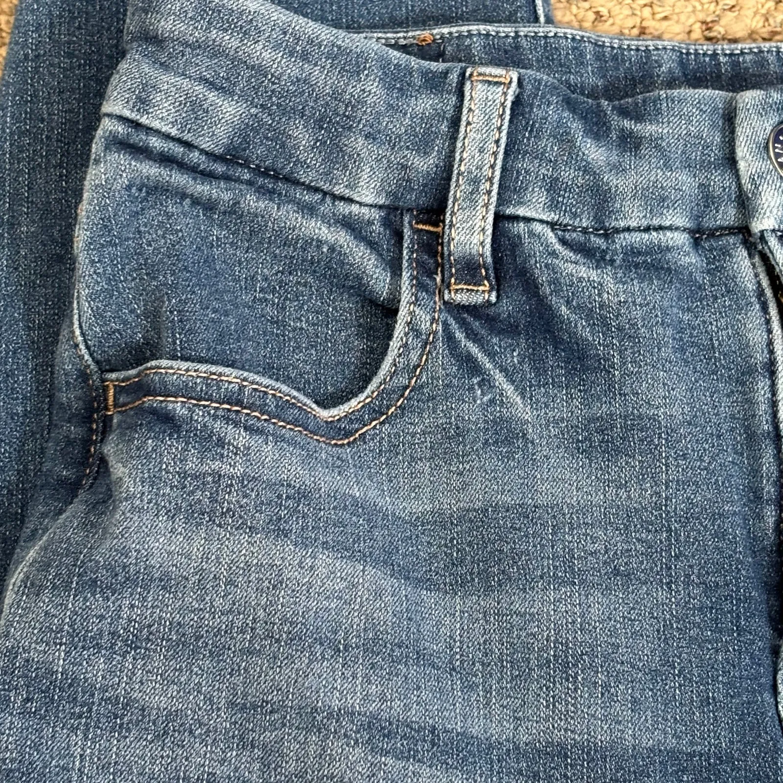 American Eagle The Dream Jean Distressed Skinny Jeans Size 4 Regular Stretch Blue - Image 8