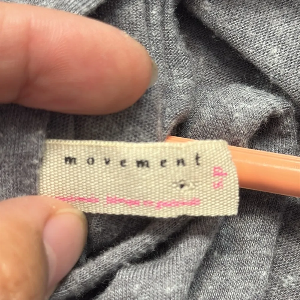 Free People FP Movement No Sweat Gray Tank Top Open Back Size Small EUC #2904 - Image 5