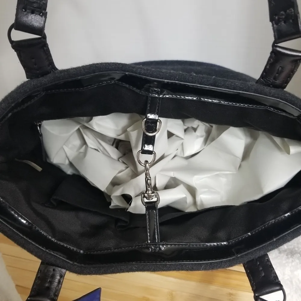 Coach Wool North South Tote - Image 10