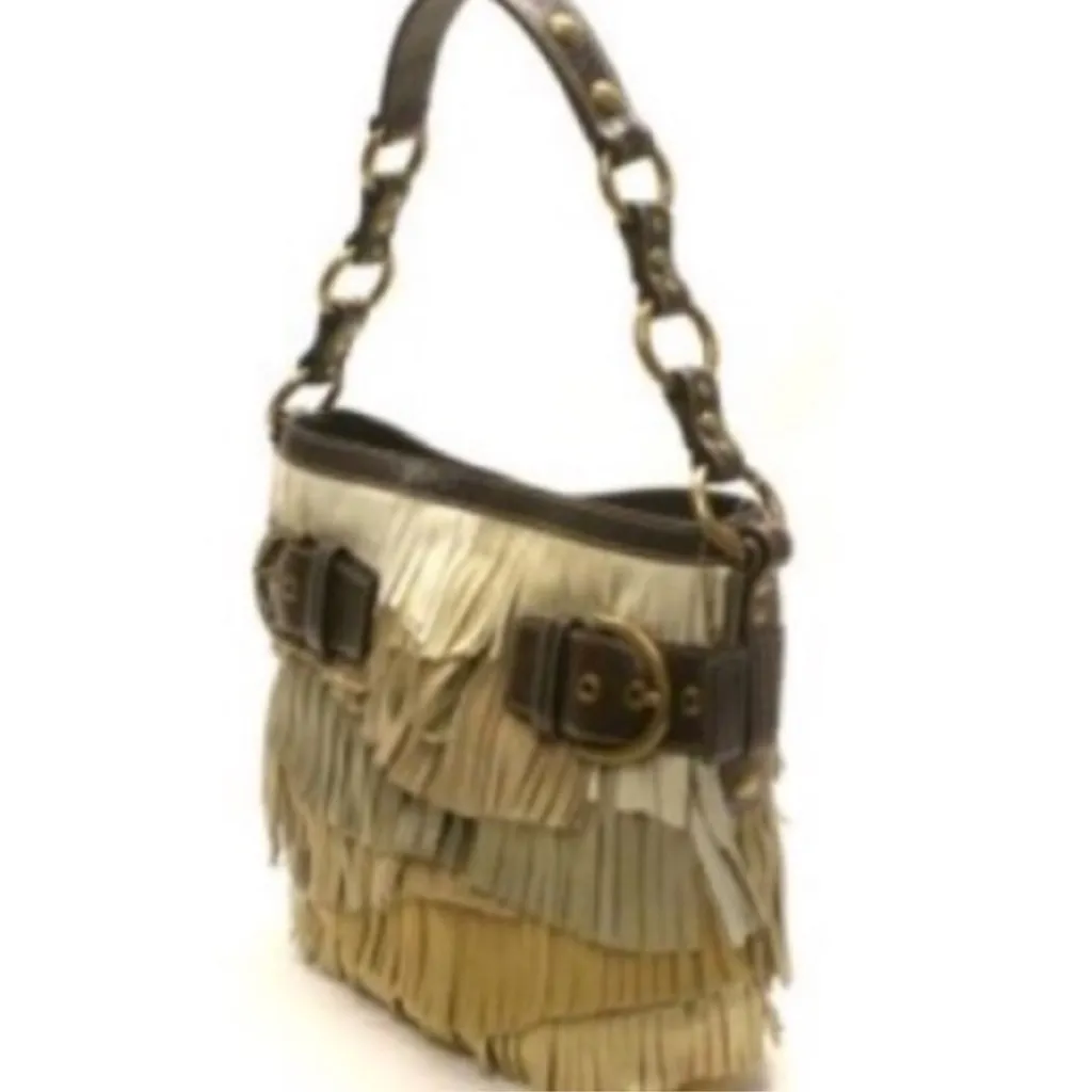 Coach LIMITED EDITION Suede Fringe Purse - Image 4
