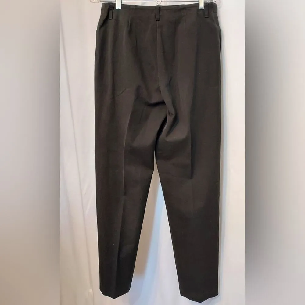 Jones New York Sport Stretch Black Denim Straight Leg Mid Rise Jeans Pants - Image 5