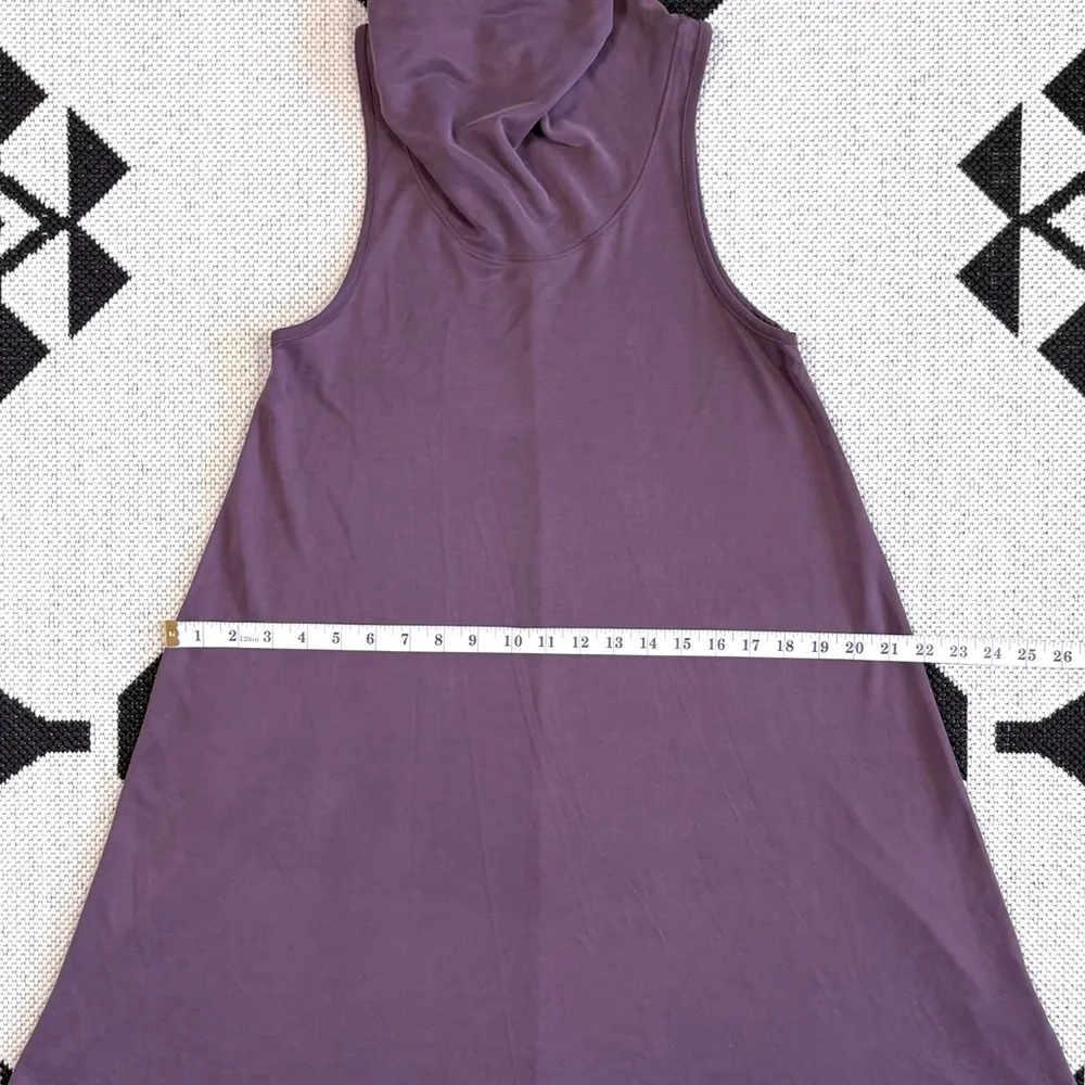 Nation LTD Flo Cowl Neck Sleeveless Modal Blend Mini Shift Dress XS - Image 5