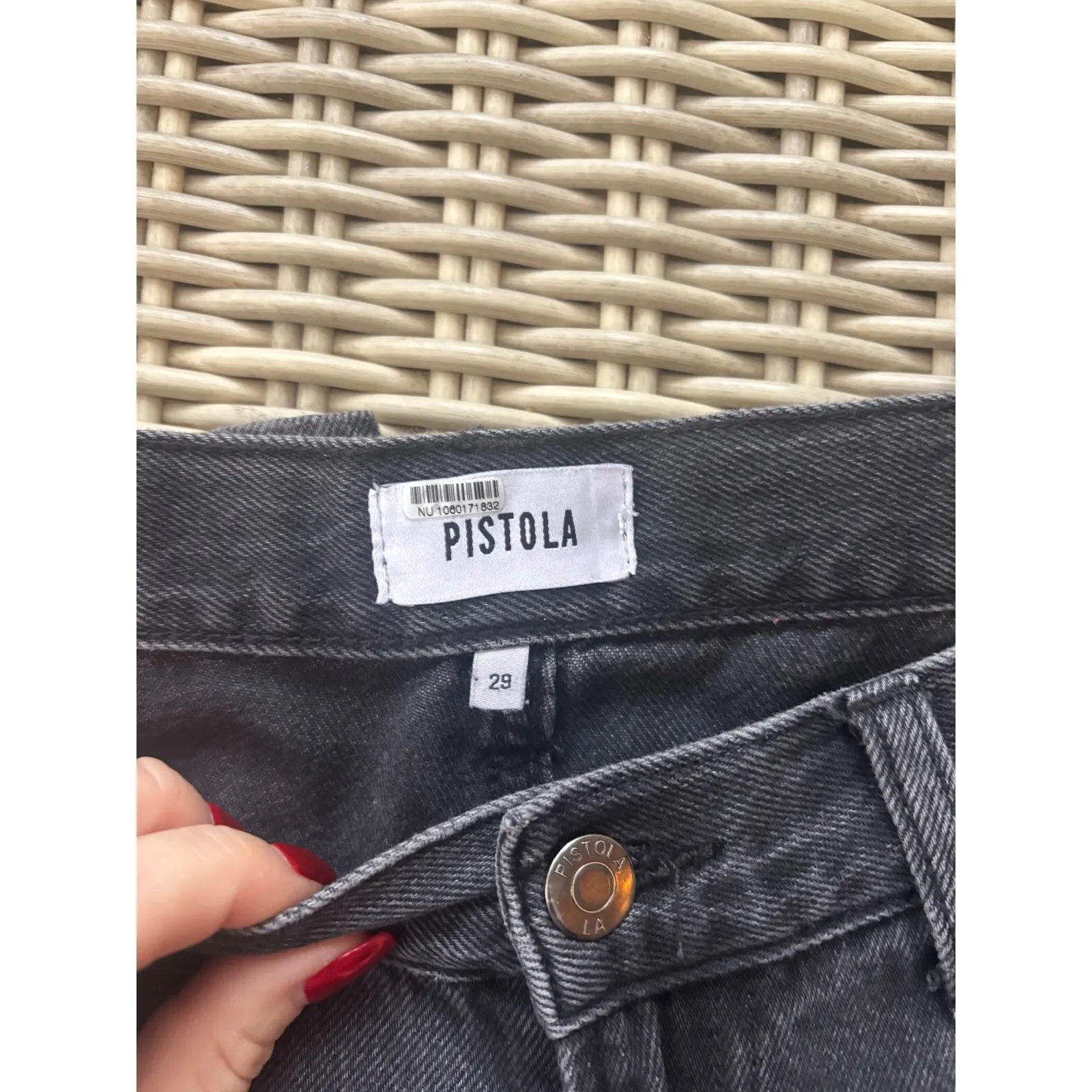 PISTOLA Jadyn Cotton and Lyocell Blend Wide Leg Jeans 29 grunge boho minimalist - Image 5