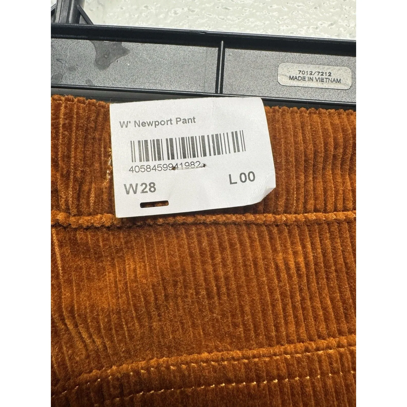 Carhartt WIP W Newport Pant High Waist Relaxed Straight Sz 28 Brandy Corduroy - Image 8