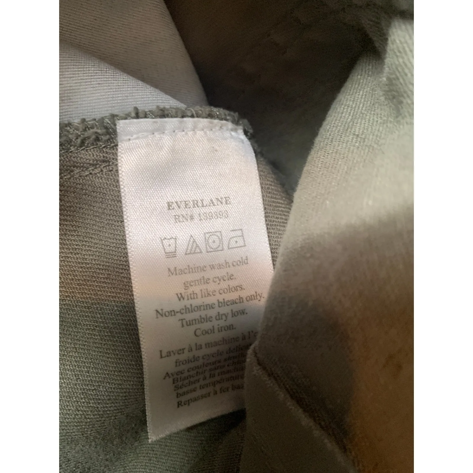 Everlane Green Brown High Waist Crop Khakis Jean Sz 0 - Image 8