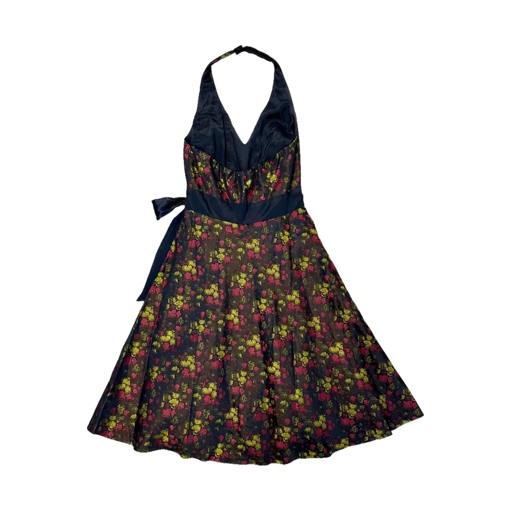 Maggy London Floral Halter Top Dress 4 - Image 2