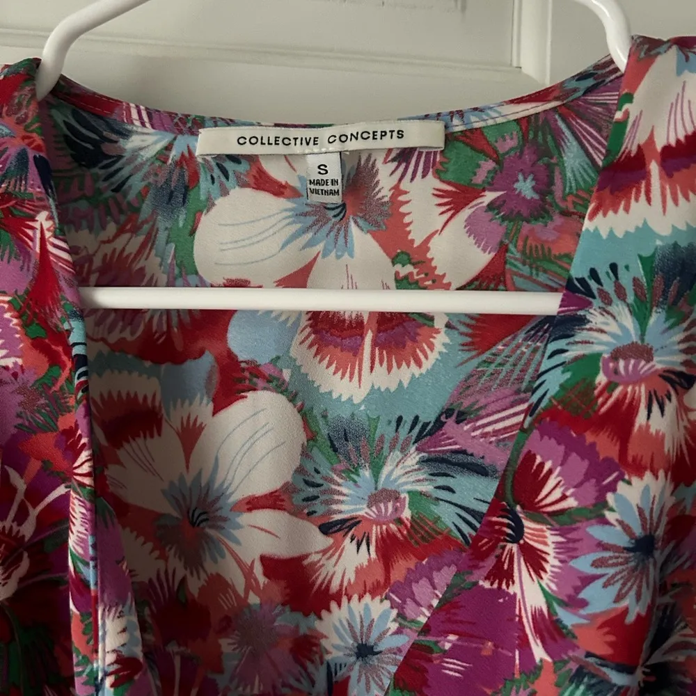 Tropical Floral mini dress - Image 2