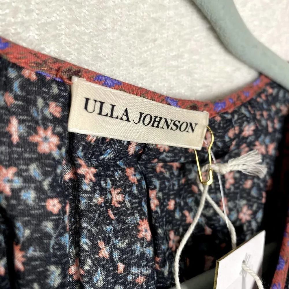 Verona Floral Patchwork A-Line Tiered Midi Dress Multicolor Size 2 - Image 7