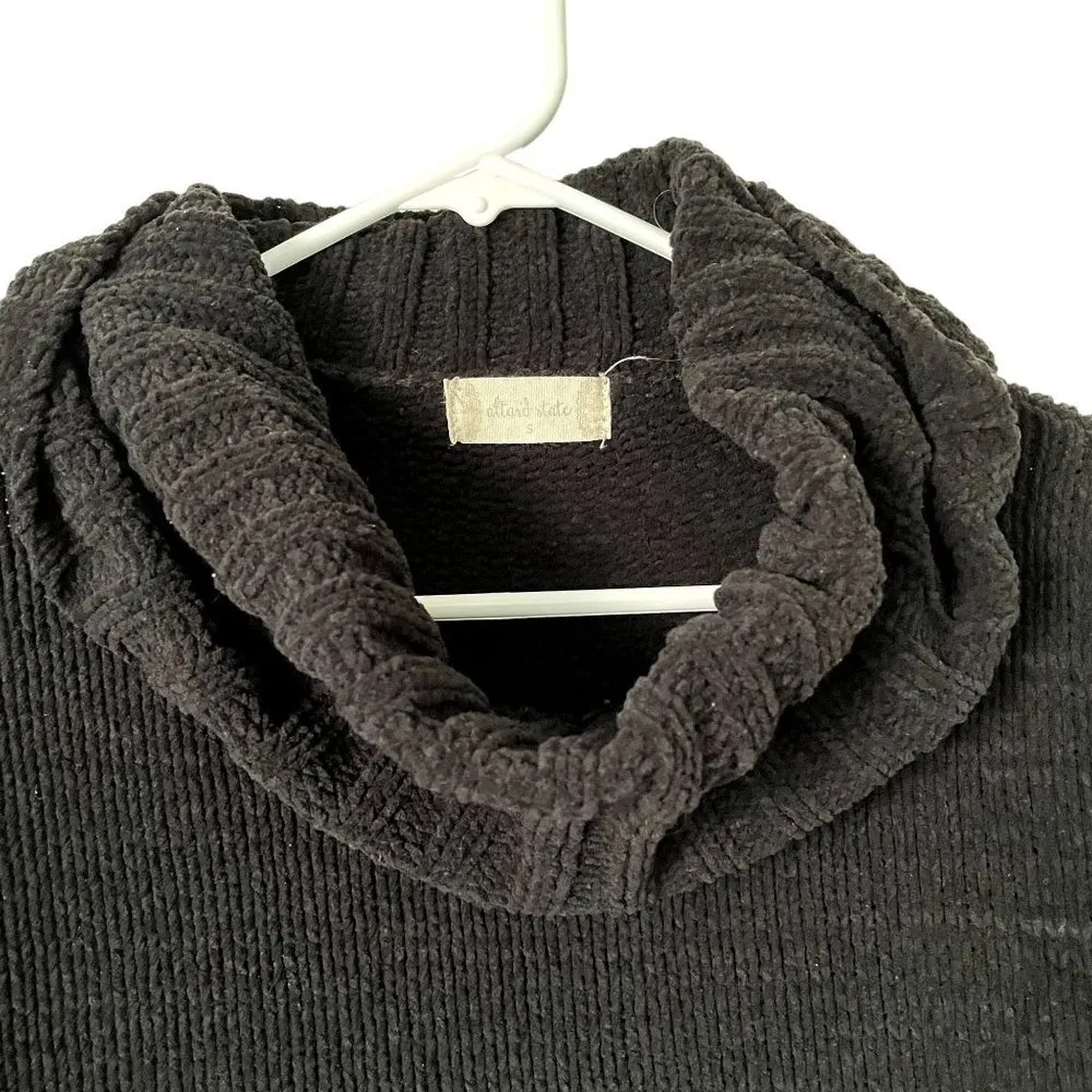 Altar'd State black turtleneck tunic classic knit minimalistic simple sweater - Image 4