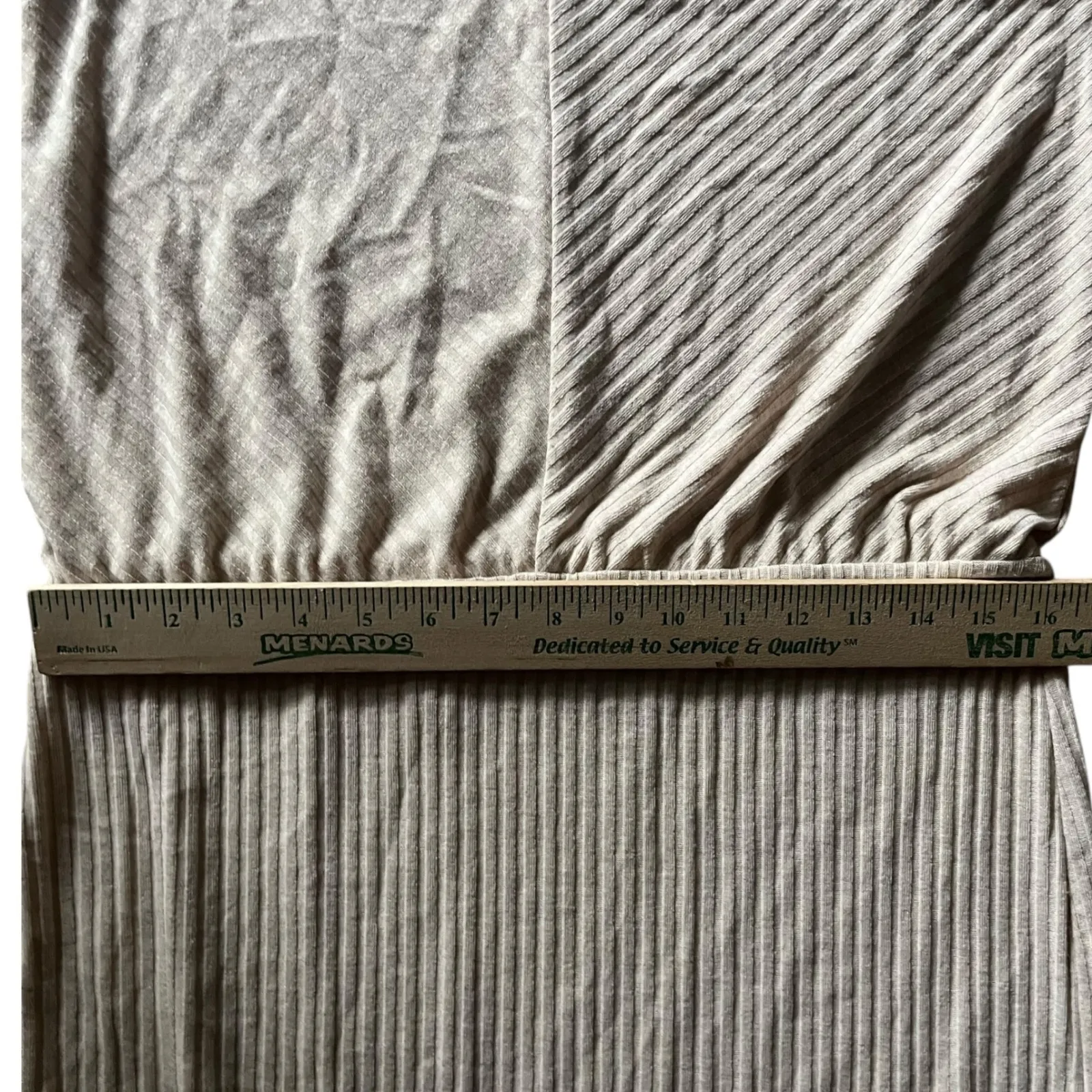 Saturday Sunday Anthropologie Ribbed Knit Dress Sleeveless Beige‎ Casual Medium Tan - Image 8