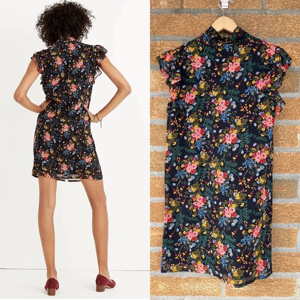 Madewell x No.6 Silk Beacon Dress in Garden Bouquet size 0 - Image 2