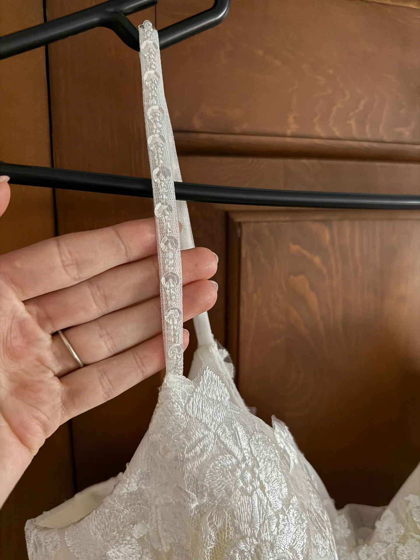 Wedding Dress White Size 8 - Image 6