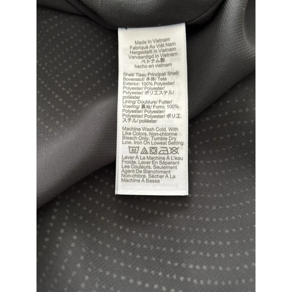 Madewell $158 Womens Balloon-Sleeve Ruched Midi Dress in Geo Dot Black Size XS - Image 16