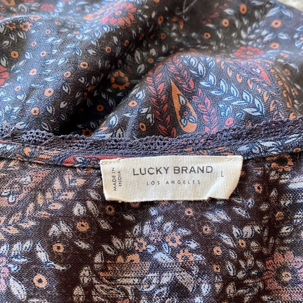 Lucky Brand Paisley Top - Image 3