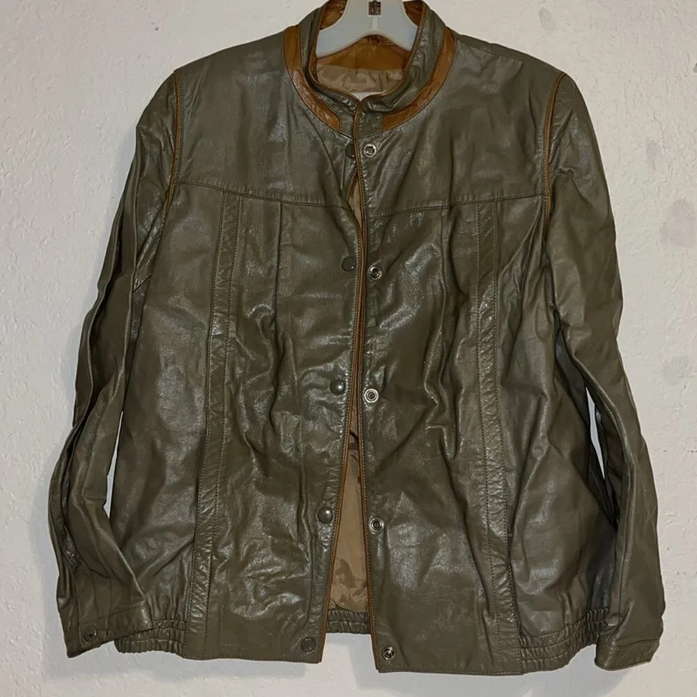 Vintage leather jacket Split end ltd. Y2k 90s • unisex Size L - Image 3