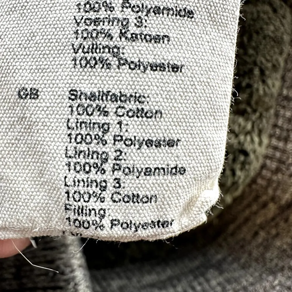 Naketano Brave New World Jacket Bomber Full Zip Hooded 100% Cotton Green Small - Image 4