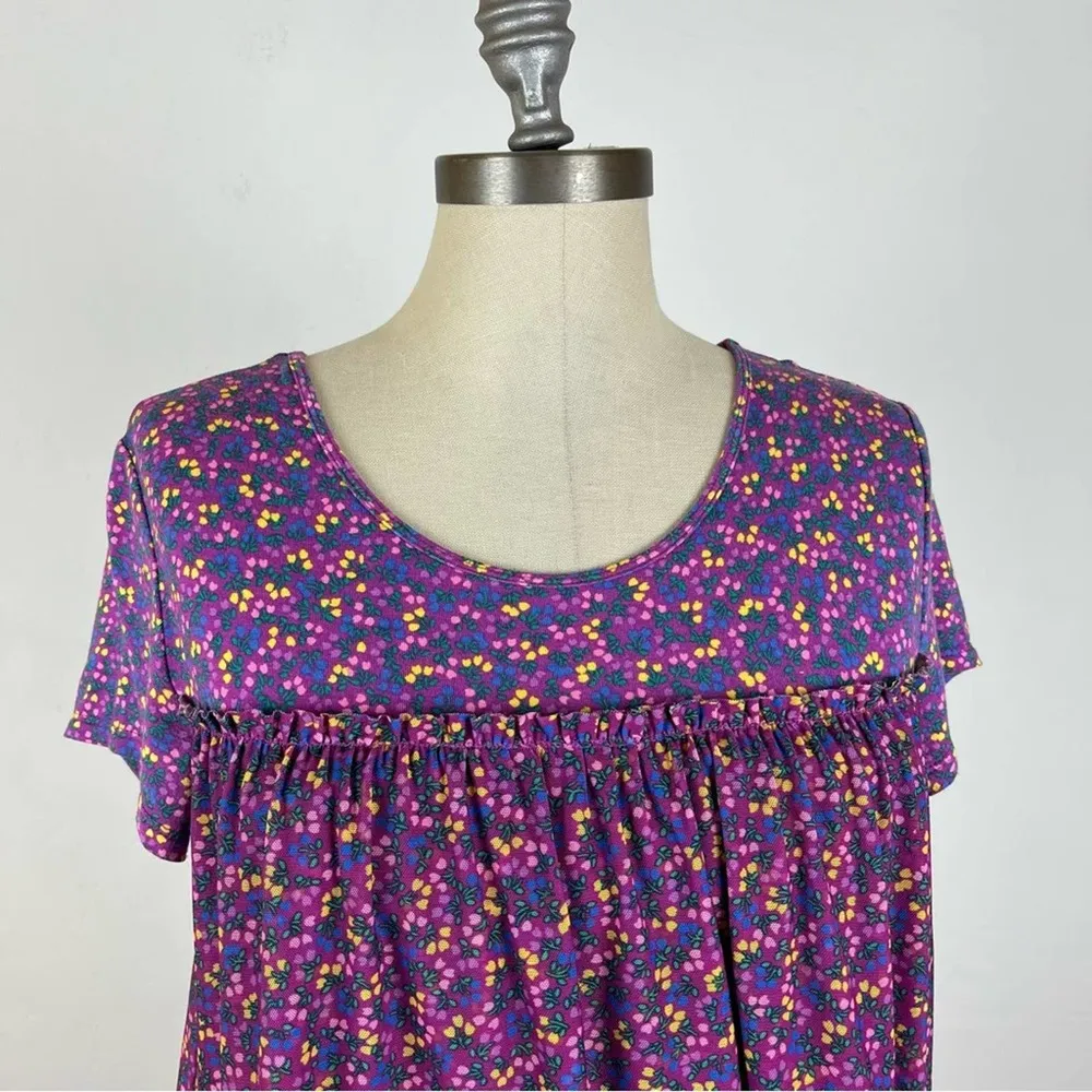 Matilda Jane Purple Floral Swing Top - Image 41