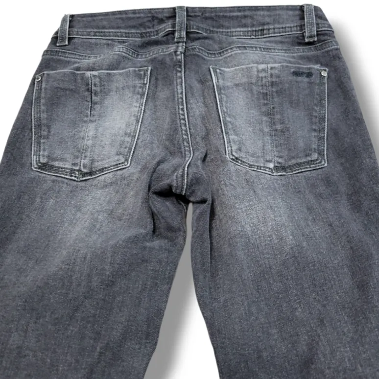 Zara Jeans Size 4 26x31 Z1975 Zara Basic Dept. Denim Skinny Jeans  Stretch Black Denim  - Image 5