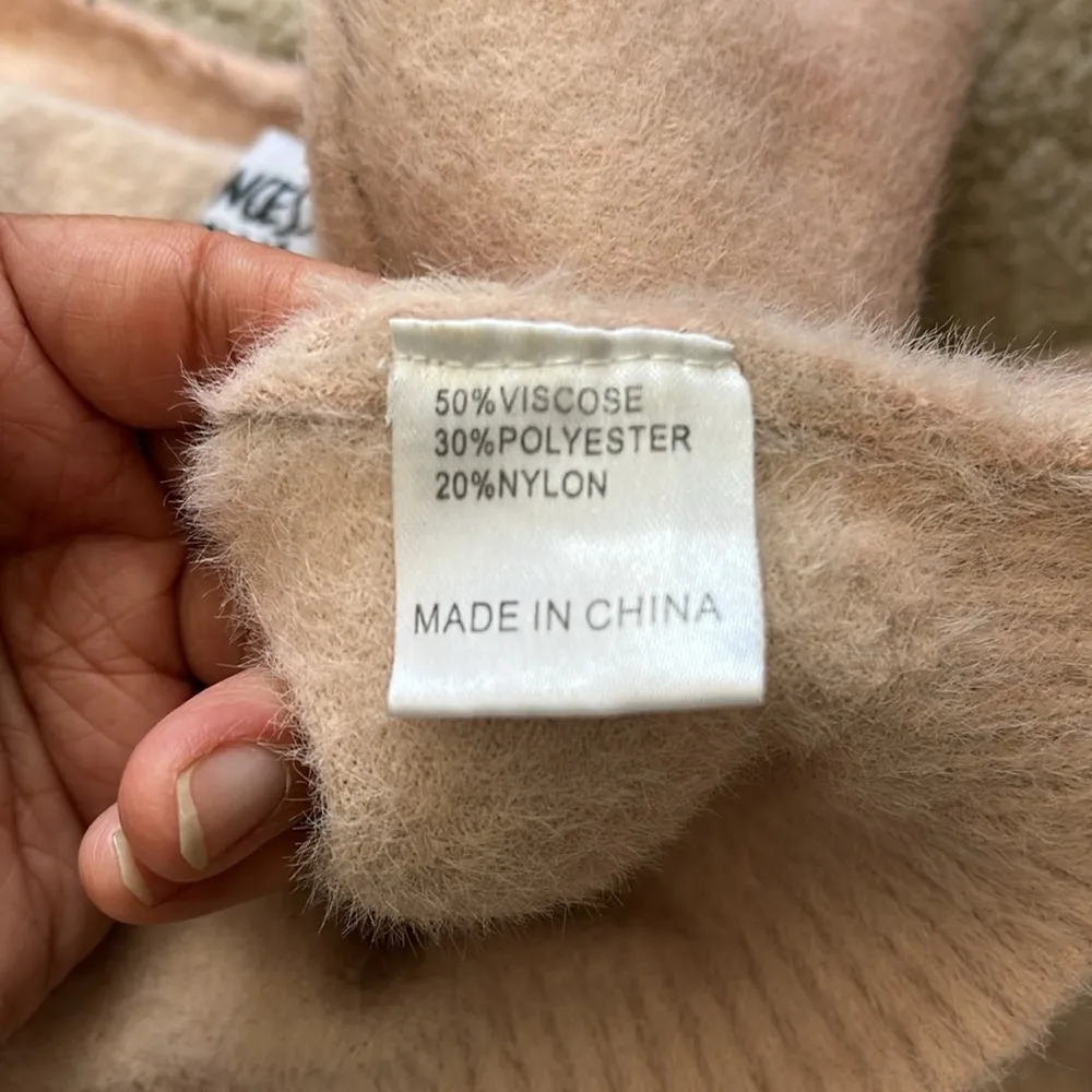 Princess Polly Fuzzy Lounge Set S/M Crop Top Shorts pink Soft Knit 2 piece - Image 8