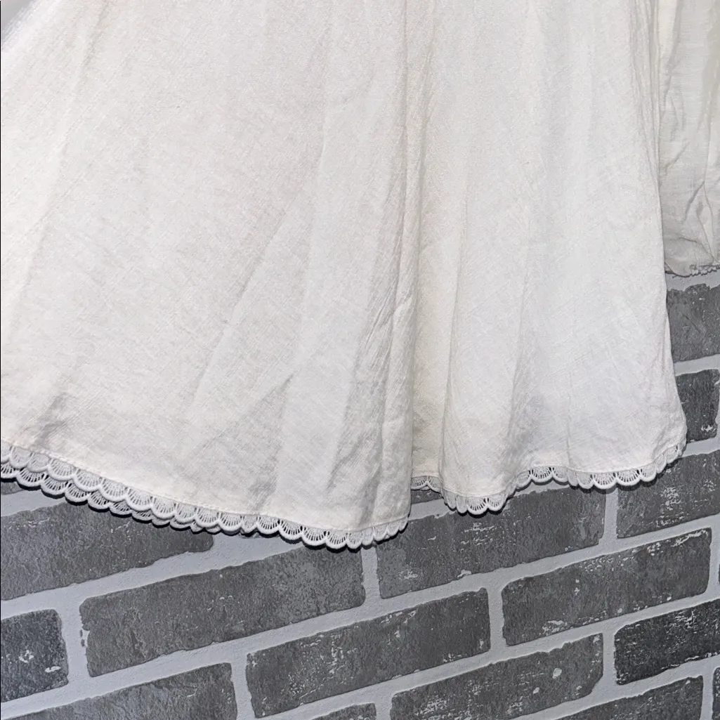 Saints + Secrets White Mini Dress Women’s Size Medium - Image 4