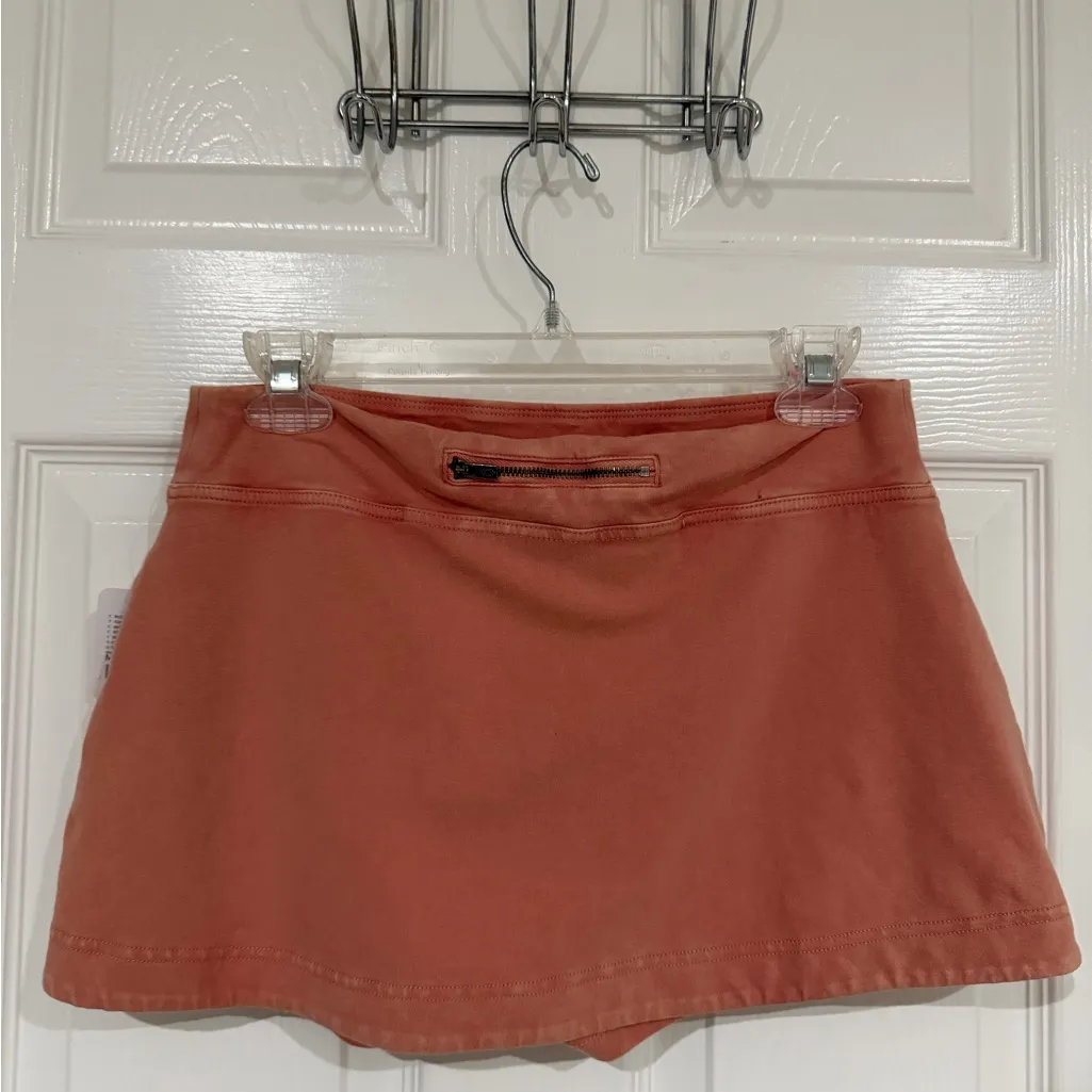 Free People Hot Shot Skort Orange Size M - Image 4