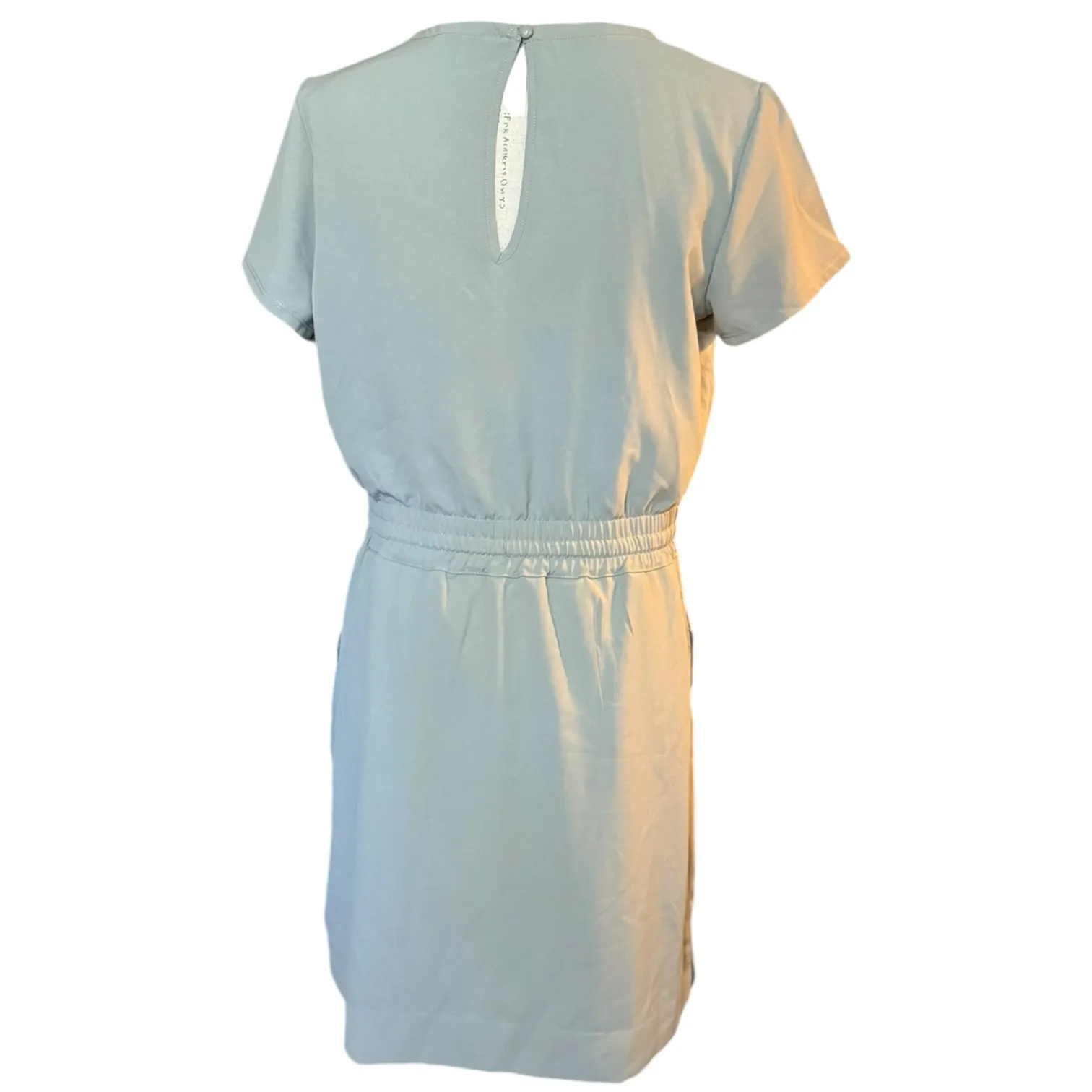 32 Degrees Cool Gray Round Neck Elastic Waist Dress Small NWOT - Image 2