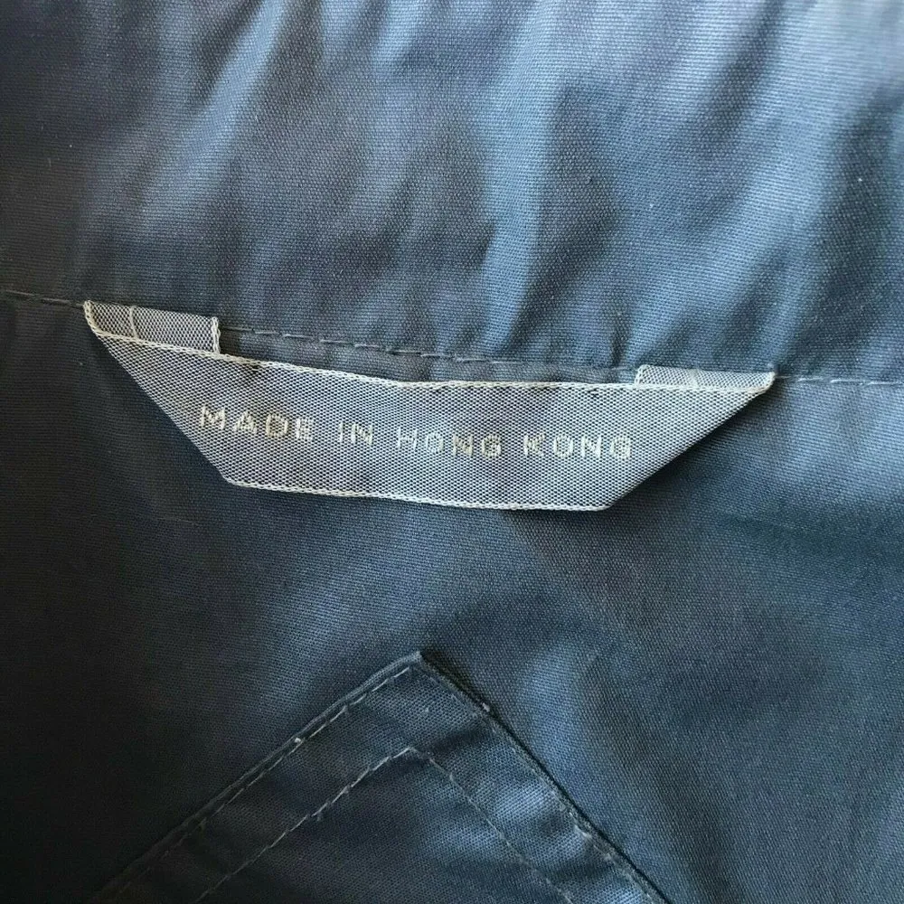 Members Only Jacket Ladies 9-10  By Europe Craft Gray Zip Snap Pockets V… - Image 9