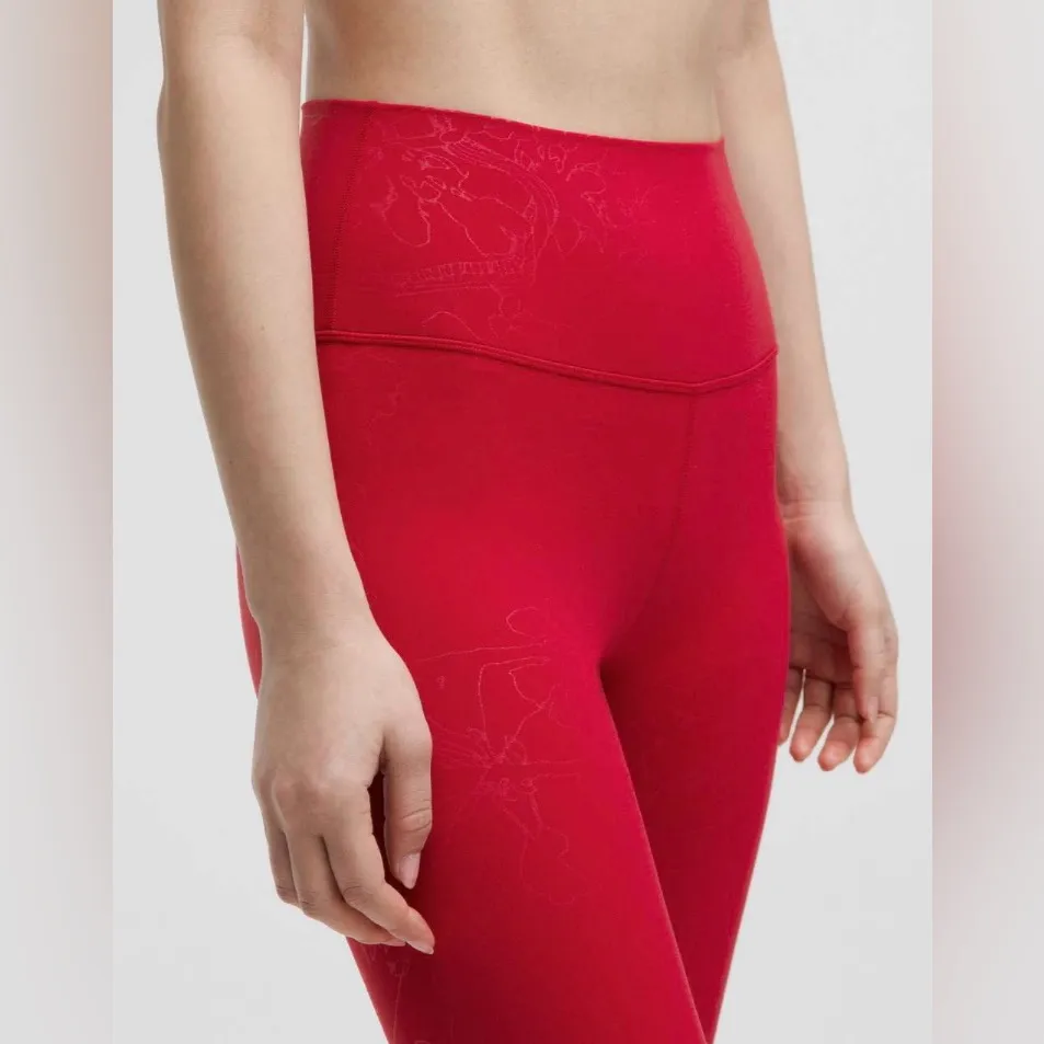 Lululemon NWT Align Lunar New Year 25” Leggings Year Of The Snake Embossed 14 - Image 3