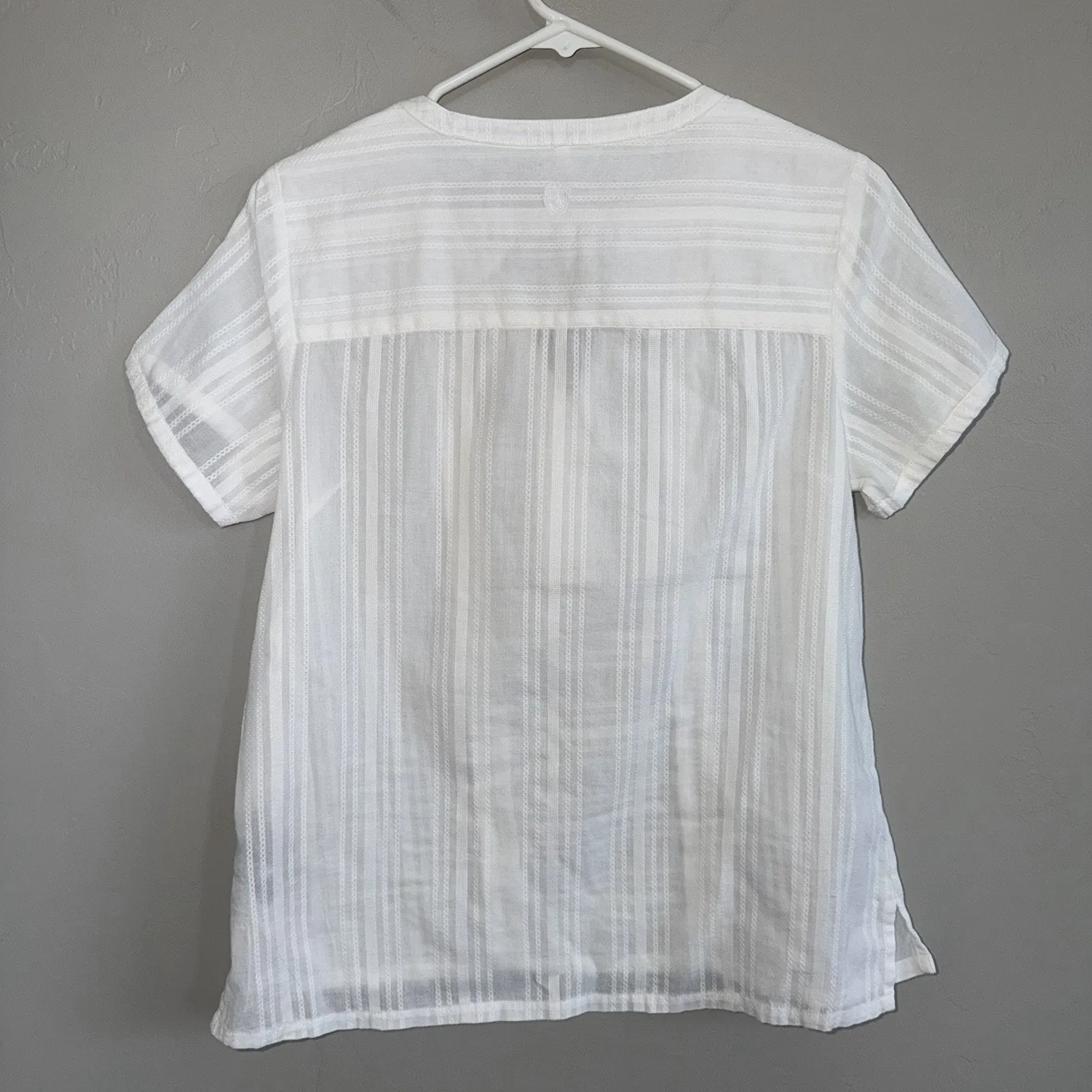 Kuhl Liana Women's Short Sleeve Henley Style Shirt Size S Organic Cotton - Image 3