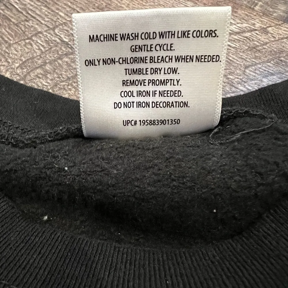 MTV Crewneck Sweatshirt Black Size XS - Image 4