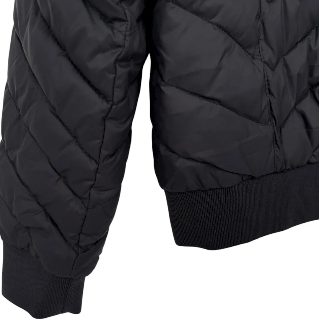 Sweaty Betty Women's Glacier Quilted Bomber Jacket Puffer Coat Black Size Large - Image 12