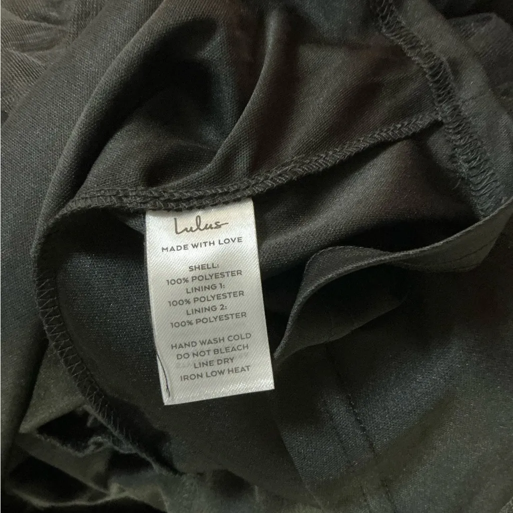 Lulu's Black Tiered Maxi Dress - Image 4