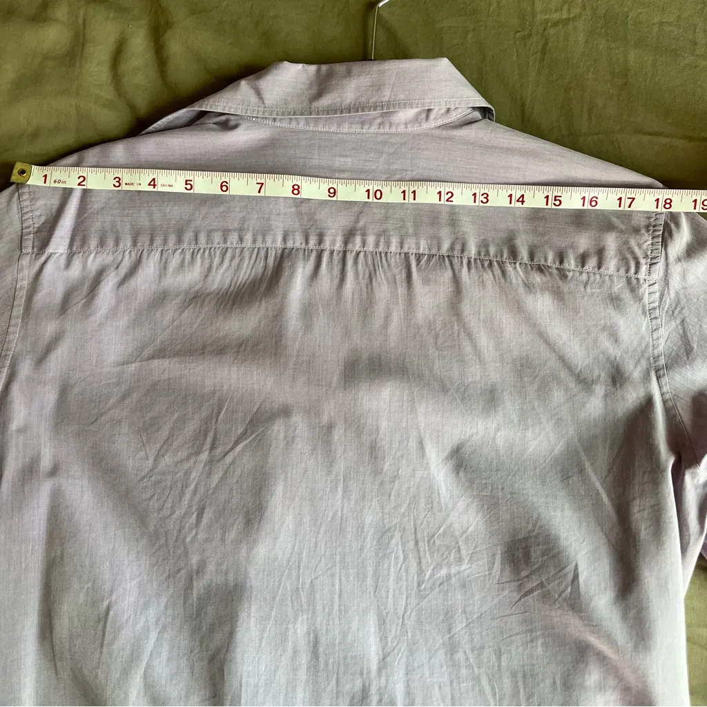 Façonnable•Lavender Button Up Dress Shirt•sz XL - Image 6