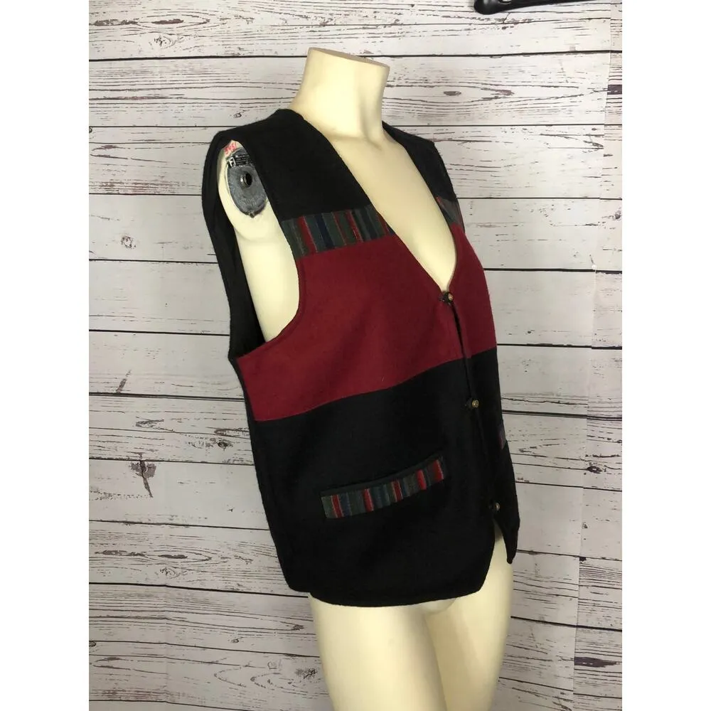 VINTAGE Handmade 100% Wool Made In Napal Vest size medium - Image 6