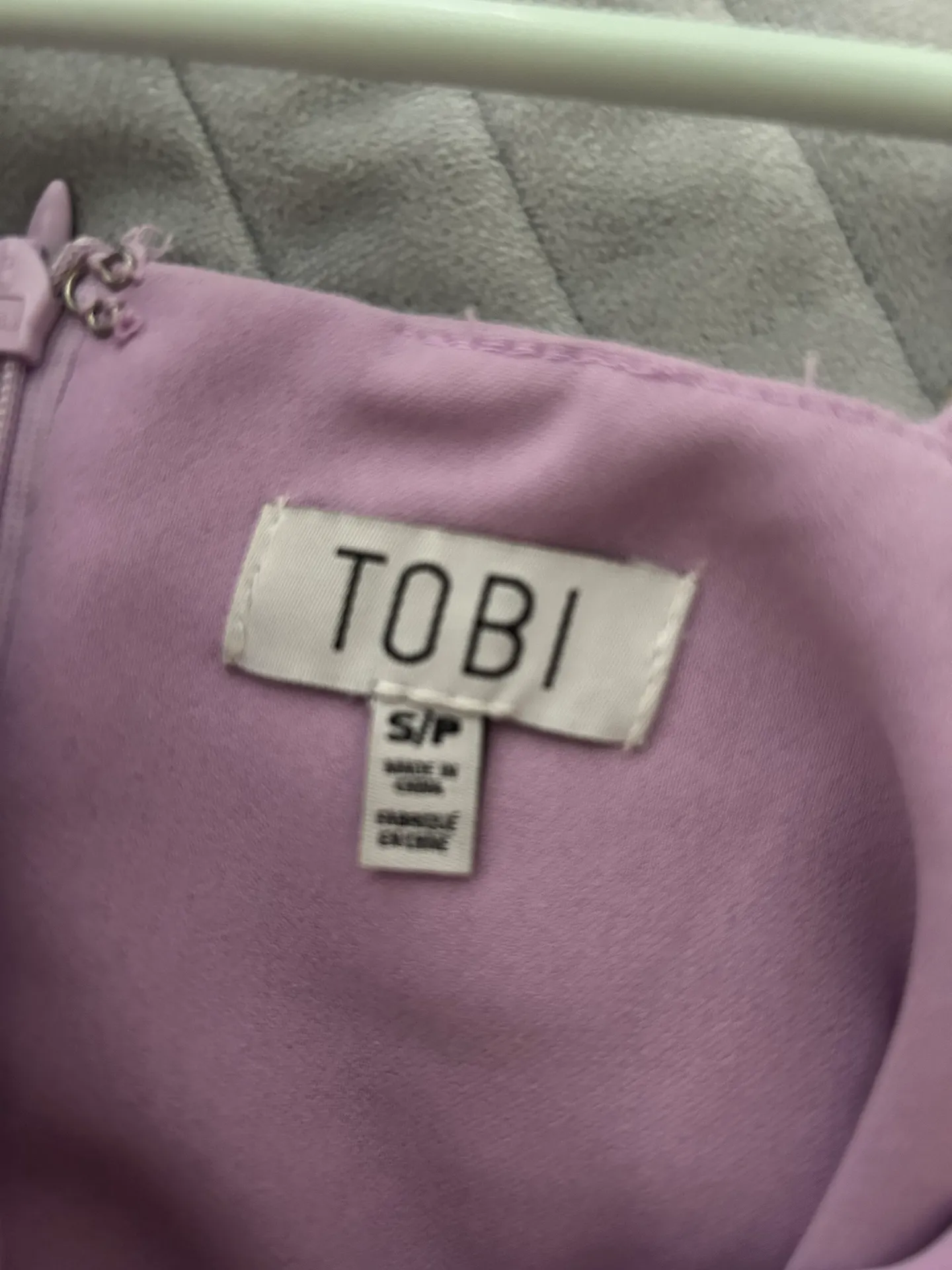 Lavender Tie Cocktail Dress - Image 8