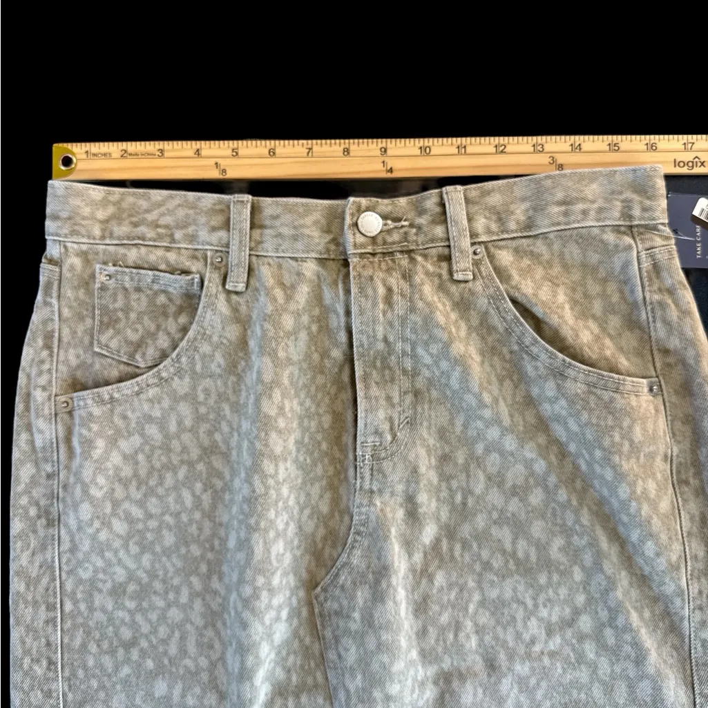 Universal‎ Thread Cream & Tan Patterned Maxi Skirt - Image 2