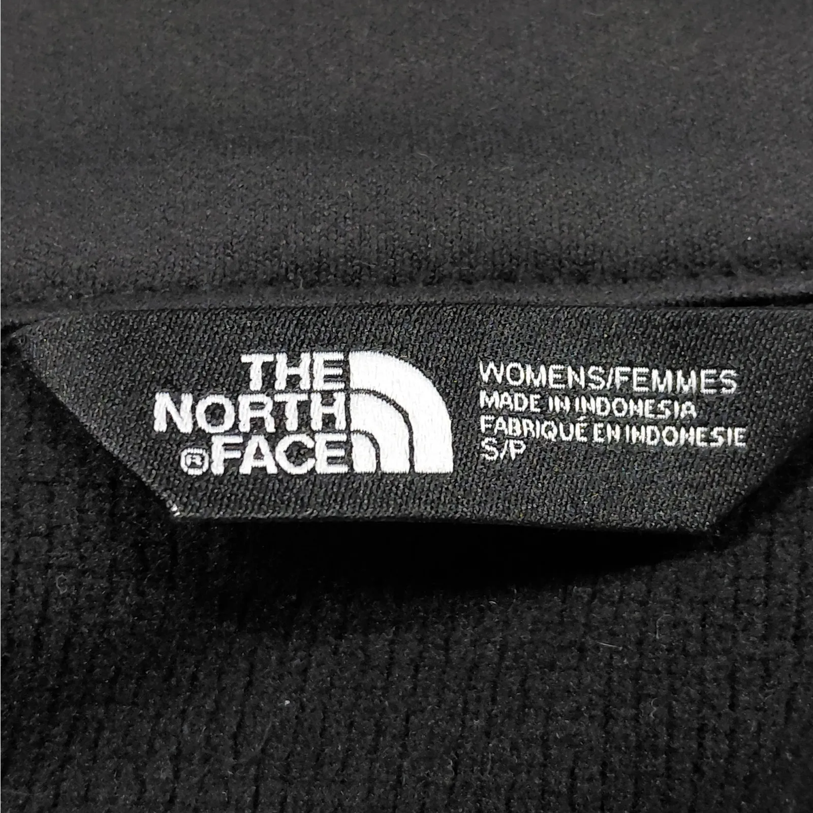 The North Face Womens Small Black Softshell Full Zip Vest Windproof Logo Jacket - Image 7