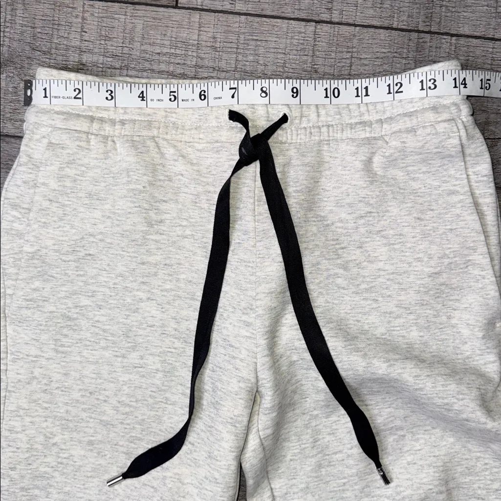 Ann Taylor Light Gray Joggers with Black Drawstring - Image 5