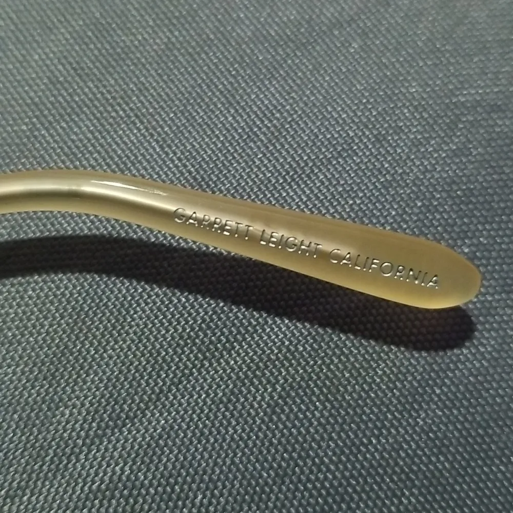 💕GARETT LEIGHT💕 Louella Sunglasses ~ Toffee Gold with Semi Flat Green Lenses - Image 11